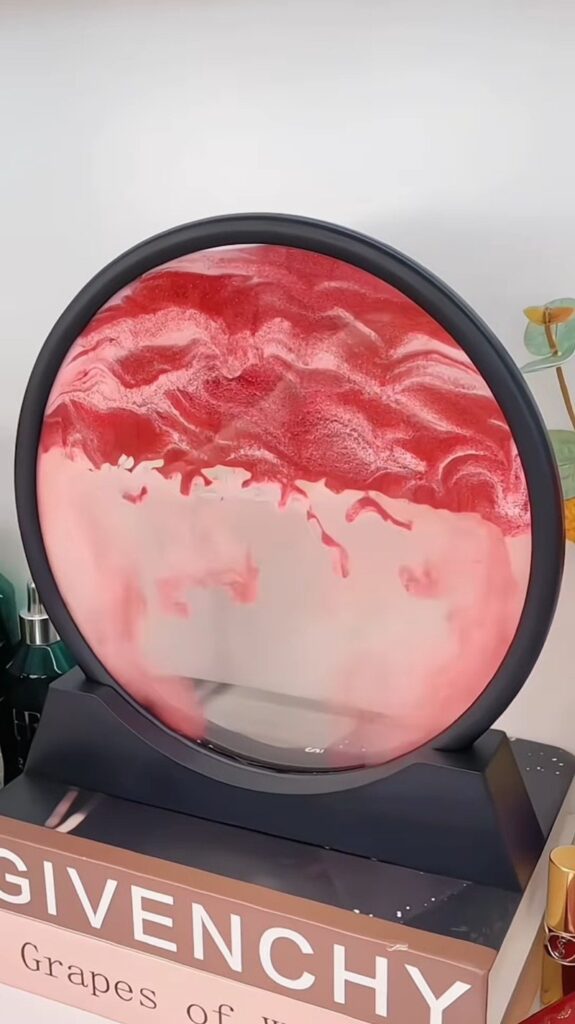 3D Moving Sand Art Picture | Flowing Quicksand Motion Art Frame with LED Light Base, Unique Desk & Wall Décor - Photo 5